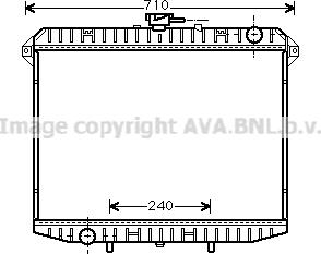 Prasco DN2148 - Radiator, mühərrikin soyudulması furqanavto.az