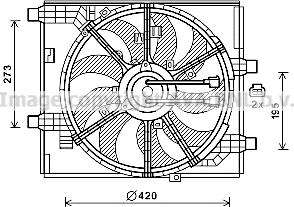 Prasco DN7531 - Fen, radiator furqanavto.az