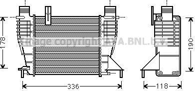 Prasco DNA4340 - Intercooler, şarj cihazı furqanavto.az