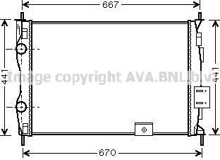 Prasco DNA2279 - Radiator, mühərrikin soyudulması furqanavto.az