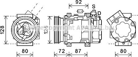 Prasco DNK429 - Kompressor, kondisioner furqanavto.az