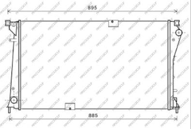 Prasco DS952R005 - Radiator, mühərrikin soyudulması furqanavto.az