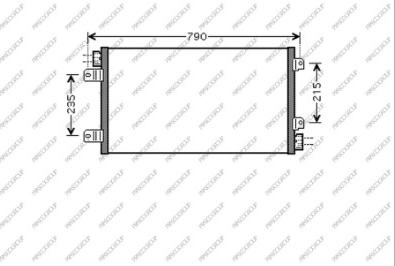 Prasco DS960C001 - Kondenser, kondisioner furqanavto.az