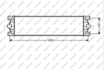 Prasco DS960N001 - Intercooler, şarj cihazı furqanavto.az