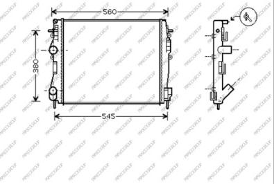 Prasco DS917R012 - Radiator, mühərrikin soyudulması furqanavto.az