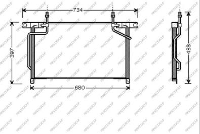 Prasco DS273C002 - Kondenser, kondisioner furqanavto.az