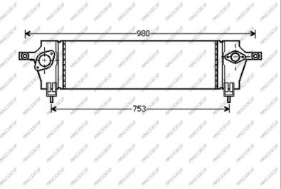 Prasco DS710N001 - Intercooler, şarj cihazı furqanavto.az