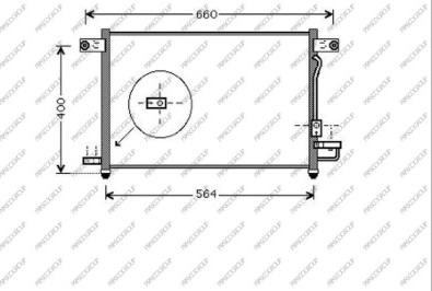 Prasco DW326C002 - Kondenser, kondisioner furqanavto.az