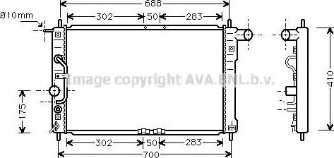 Prasco DW2015 - Radiator, mühərrikin soyudulması furqanavto.az