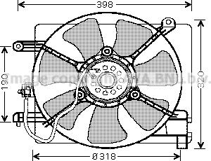 Prasco DW7502 - Fen, radiator furqanavto.az