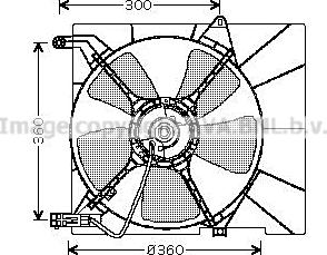 Prasco DW7514 - Fen, radiator furqanavto.az