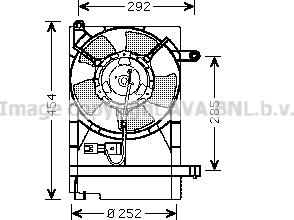 Prasco DW7512 - Fen, radiator furqanavto.az