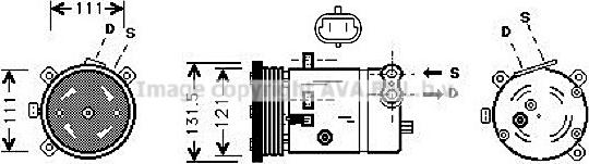 Prasco DWAK038 - Kompressor, kondisioner furqanavto.az