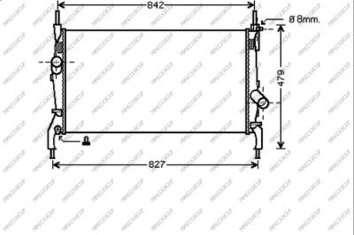 Prasco FD912R002 - Radiator, mühərrikin soyudulması furqanavto.az