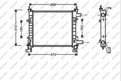 Prasco FD006R002 - Radiator, mühərrikin soyudulması furqanavto.az