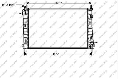 Prasco FD107R001 - Radiator, mühərrikin soyudulması furqanavto.az