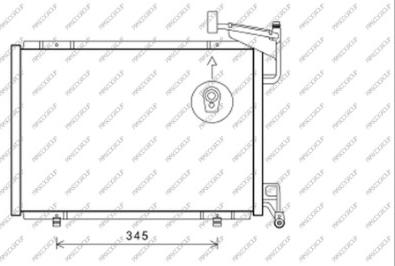 Prasco FD344C005 - Kondenser, kondisioner furqanavto.az