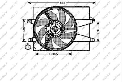 Prasco FD340F002 - Fen, radiator furqanavto.az