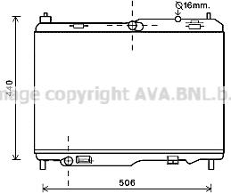 Prasco FD2442 - Radiator, mühərrikin soyudulması furqanavto.az