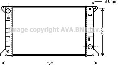 Prasco FD2085 - Radiator, mühərrikin soyudulması furqanavto.az