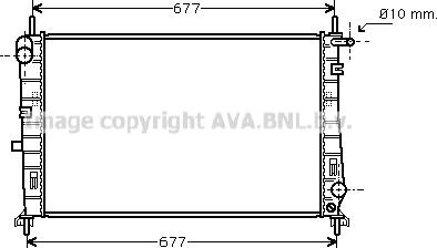 Prasco FD2196 - Radiator, mühərrikin soyudulması furqanavto.az