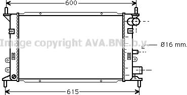 Prasco FD2148 - Radiator, mühərrikin soyudulması furqanavto.az