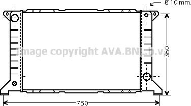 Prasco FD2169 - Radiator, mühərrikin soyudulması furqanavto.az