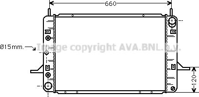 Prasco FD2124 - Radiator, mühərrikin soyudulması furqanavto.az