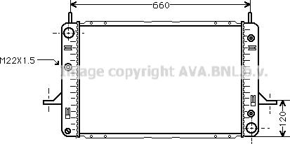 Prasco FD2121 - Radiator, mühərrikin soyudulması furqanavto.az