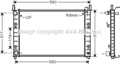 Prasco FD2326 - Radiator, mühərrikin soyudulması furqanavto.az