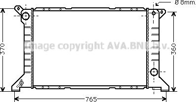 Prasco FD2203 - Radiator, mühərrikin soyudulması furqanavto.az