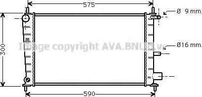 Prasco FD2217 - Radiator, mühərrikin soyudulması furqanavto.az