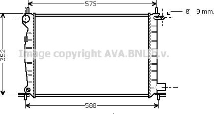 Prasco FD2224 - Radiator, mühərrikin soyudulması furqanavto.az