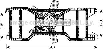 Prasco FD7540 - Fen, radiator furqanavto.az