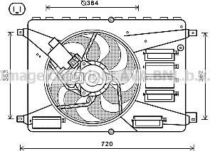 Prasco FD7556 - Fen, radiator furqanavto.az