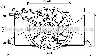 Prasco FD7565 - Fen, radiator furqanavto.az