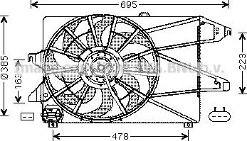 Prasco FD7504 - Fen, radiator www.furqanavto.az