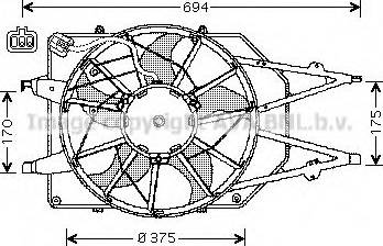 Prasco FD7506 - Fen, radiator furqanavto.az