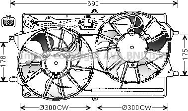 Prasco FD7510 - Fen, radiator furqanavto.az