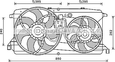 Prasco FD7579 - Fen, radiator www.furqanavto.az