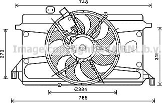 Prasco FD7573 - Fen, radiator furqanavto.az