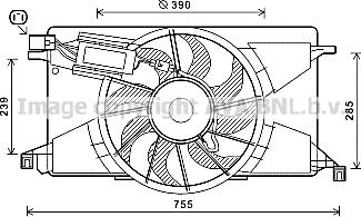 Prasco FD7608 - Fen, radiator furqanavto.az