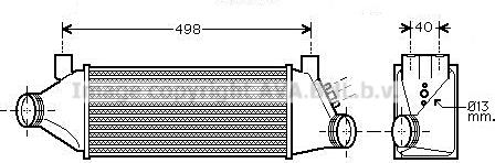 Prasco FDA4385 - Intercooler, şarj cihazı furqanavto.az