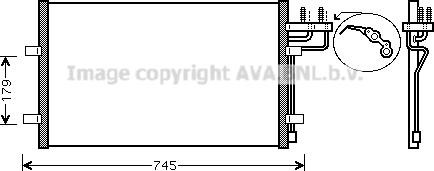 Prasco FDA5367 - Kondenser, kondisioner furqanavto.az