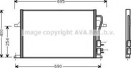 Prasco FDA5259 - Kondenser, kondisioner furqanavto.az