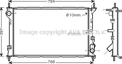 Prasco FDA2411 - Radiator, mühərrikin soyudulması furqanavto.az