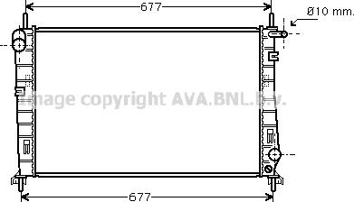 Prasco FDA2185 - Radiator, mühərrikin soyudulması furqanavto.az