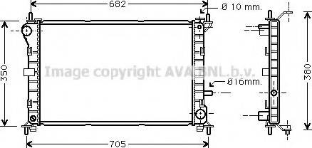 Prasco FDA2264 - Radiator, mühərrikin soyudulması furqanavto.az