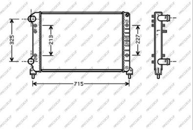 Prasco FT908R003 - Radiator, mühərrikin soyudulması furqanavto.az