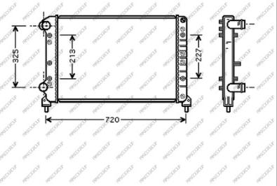 Prasco FT908R002 - Radiator, mühərrikin soyudulması furqanavto.az